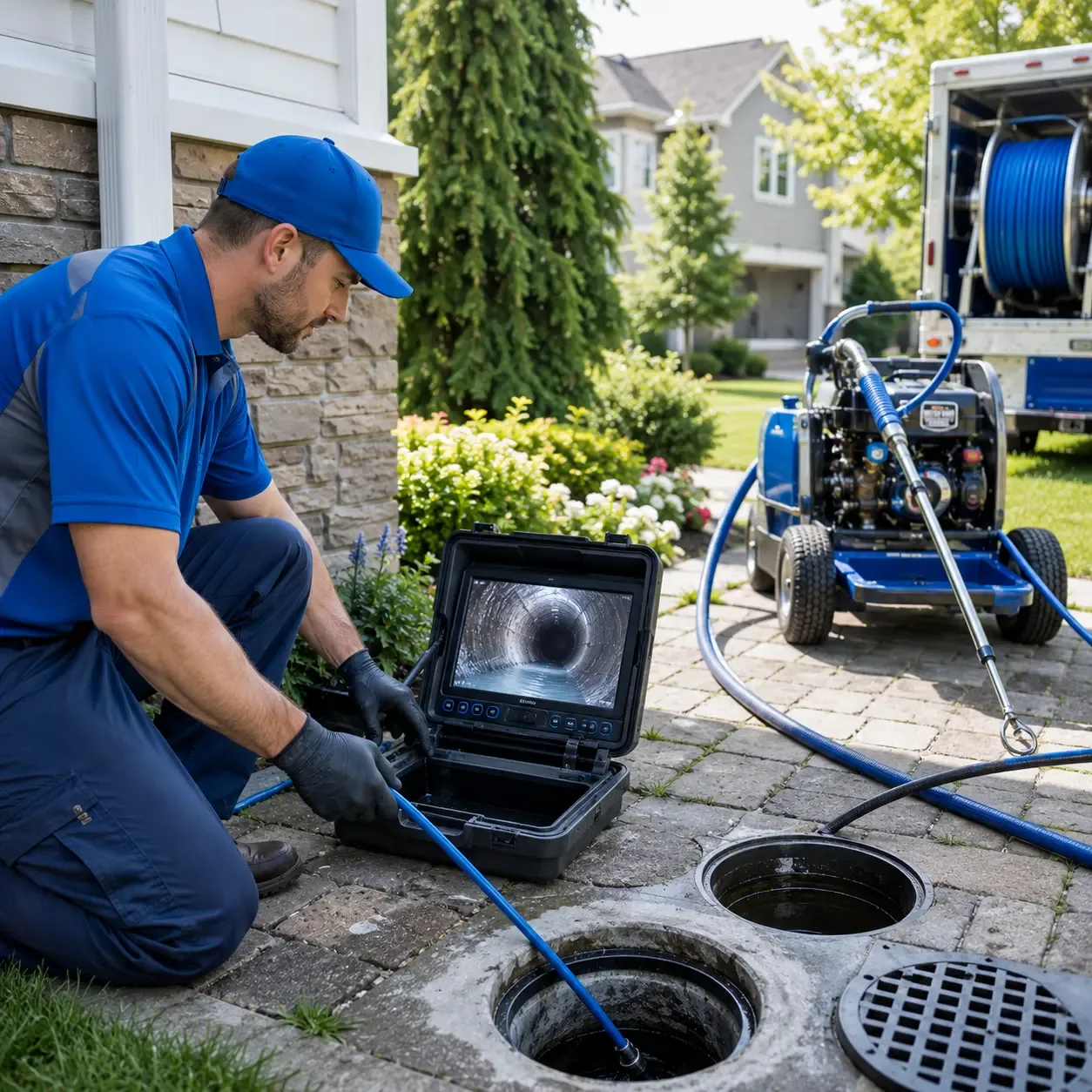 Outdoor drain cleaning professionals serving Liberty Mills, IN